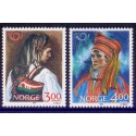 Norge. 1989. Fællesnordisk udgave. AFA nr. 1015-16 ** stemplet postfrisk FDC