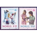 Norge. 1989. Europamærker / CEPT. AFA nr. 1017-18 ** stemplet postfrisk FDC