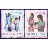 Norge. 1989. Europamærker / CEPT. AFA nr. 1017-18 ** stemplet postfrisk FDC