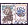Norge. 1990. Tordenskjolds fødsel. AFA nr. 1046-47 ** stemplet postfrisk FDC