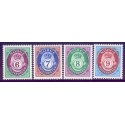 Norge. 1991. Brugsfrimærker. AFA nr. 1078-81** stemplet postfrisk FDC
