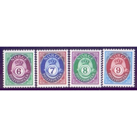Norge. 1991. Brugsfrimærker. AFA nr. 1078-81** stemplet postfrisk FDC