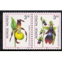 Norge. 1992. Orkideer i parstykke. AFA nr. 1086Cv-87Ch ** stemplet postfrisk FDC