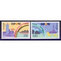 Norge. 1992. EXPO '92 Sevilla. AFA nr. 1092-93 **  stemplet postfrisk FDC