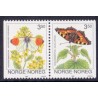 Norge. 1993. Sommerfugle i parstykke. AFA nr. 1115Cv-16Ch. **  stemplet postfrisk FDC