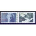 Norge. 1993. Edward Griegs fødsel. AFA nr. 1123-24 **  stemplet postfrisk FDC