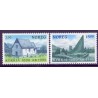 Norge. 1995. Den norske kirke 1000år. AFA nr. 1176-77 ** stemplet postfrisk FDC
