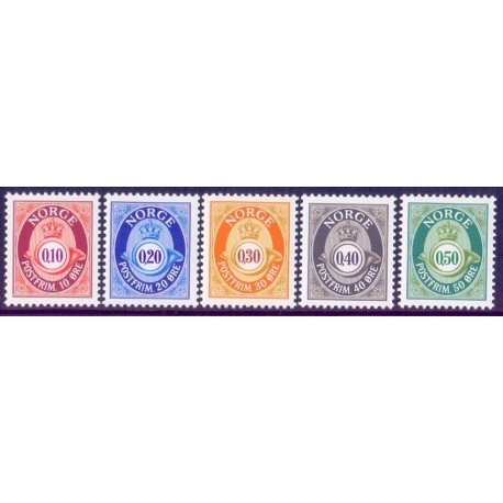 Norge. 1997. Suppleringsværdier. AFA nr. 1228-32 ** stemplet postfrisk FDC