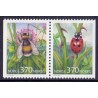 Norge. 1997. Humlebi og mariehøns, i parstykke. AFA nr. 1238Cv-39Ch ** stemplet postfrisk FDC