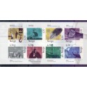 Norge. 1997. Posten i 350 år III,  miniark. AFA nr. 1247-54  ** stemplet postfrisk FDC