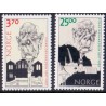 Norge. 1997. Ejnar Gerhardsens fødsel. AFA nr. 1255-56  ** stemplet postfrisk FDC