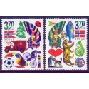 Norge. 1997. Børnenes frimærkeklup. AFA nr. 1261-62  ** stemplet postfrisk FDC