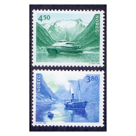 Norge. 1998. Nordenfrimærker. AFA nr. 1278-79  ** stemplet postfrisk FDC