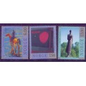 Norge. 1998. Nutidskunst. AFA nr. 1285-87.  ** stemplet postfrisk FDC