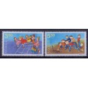 Norge. 1998. Børnelege. AFA nr. 1288-89.  ** stemplet postfrisk FDC