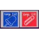 Norge. 1999. Norske opfindelser. AFA nr. 1297-98.  ** stemplet postfrisk FDC