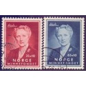 Norge. 1956, Kronprinsesses Märthas mindefond. AFA nr. 418-19 ** stemplet postfrisk FDC