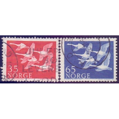 Norge. 1956. Nordens dag. AFA nr. 420-21 ** stemplet postfrisk FDC