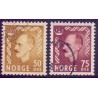 Norge. 1957. Haakon VII suppleringsværdier. AFA nr. 428-29 ** stemplet postfrisk FDC