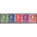 Norge. 1959. Kong Olav V. AFA nr. 437-41 ** stemplet postfrisk FDC