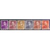 Norge. 1959-60. Kong Olav V. AFA nr. 445-50 ** stemplet postfrisk FDC