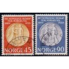 Norge. 1959. Kgl. Selskab for Norges vel. AFA nr. 443-44 ** stemplet postfrisk FDC