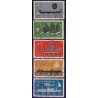 Norge. 1960, Skibsmotiver. AFA nr. 459-63 ** stemplet postfrisk FDC