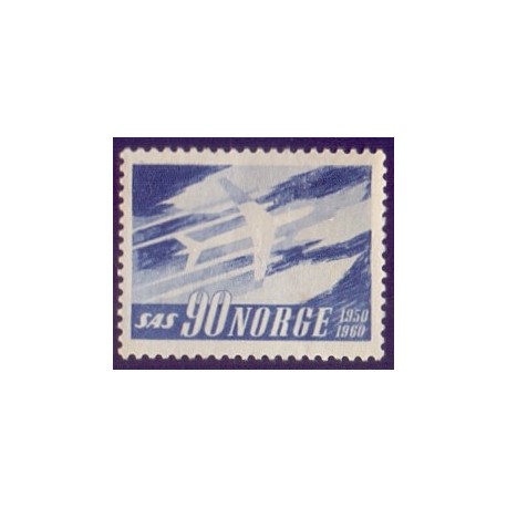 Norge. 1961, SAS. AFA nr. 465 ** stemplet postfrisk FDC