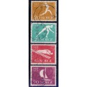 Norge. 1961, Norsk Idrætsforbund. AFA nr. 466-69 ** stemplet postfrisk FDC