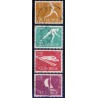 Norge. 1961, Norsk Idrætsforbund. AFA nr. 466-69 ** stemplet postfrisk FDC
