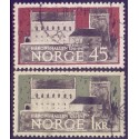 Norge. 1961, Haakonhallens 700-års jubilæum. AFA nr. 470-71 ** stemplet postfrisk FDC