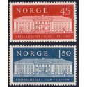 Norge. 1961, Oslo Universitet 150-års jubilæum. AFA nr. 472-73 ** stemplet postfrisk FDC