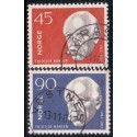 Norge. 1961, Fridtjof Nansens fødsel. AFA nr. 474-75 ** stemplet postfrisk FDC