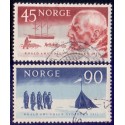 Norge. 1961, Roald Amundsen ankomst til sydpolen. AFA nr. 476-77 ** stemplet postfrisk FDC