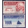 Norge. 1961, Roald Amundsen ankomst til sydpolen. AFA nr. 476-77 ** stemplet postfrisk FDC
