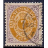 DWI 1873-4 7 Cent Tofarvede stemplet St. Thomas