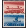Norge. 1963. Postforbindelser i Nordnorge. AFA nr. 508-09 ** stemplet postfrisk FDC