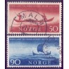 Norge. 1963. Postforbindelser i Nordnorge. AFA nr. 508-09 ** stemplet postfrisk FDC