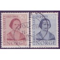Norge. 1963. Camilla Colletts. AFA nr. 502-03 ** stemplet postfrisk FDC