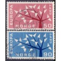 Norge. 1962. Europamærker / CEPT AFA nr. 490-91 ** stemplet postfrisk FDC