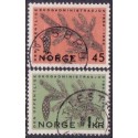 Norge. 1962. Off. Skogadministration. AFA nr. 483-84 ** stemplet postfrisk FDC