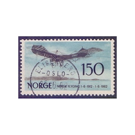 Norge. 1962. Norsk Flyvning. AFA nr. 482 ** stemplet postfrisk FDC