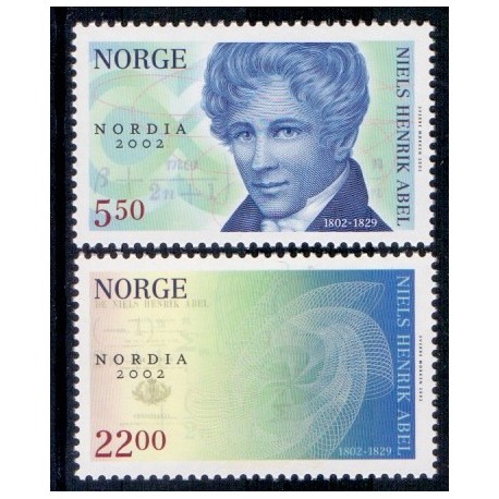 Norge. 2002.  Nordia 2002 AFA nr. 1435-36 **  stemplet postfrisk FDC