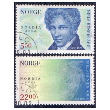 Norge. 2002.  Nordia 2002 AFA nr. 1435-36 **  stemplet postfrisk FDC