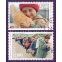 Norge. 2003. Verdens flygtningedag. AFA nr. 1458-59 **  stemplet postfrisk FDC
