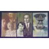 Norge. 2003. Kong Olav 100 årsdagen.. AFA nr. 1460-62 **  stemplet postfrisk FDC