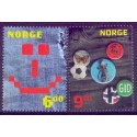 Norge. 2004.  Barn og ungdom,  AFA nr. 1501-02 **  stemplet postfrisk FDC