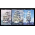 Norge. 2005.  Historiske sejlskibe, AFA nr. 1531-33 ** stemplet postfrisk FDC