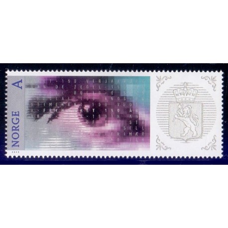 Norge. 2005. Norges frimærker 150 år., AFA nr. 1544  ** stemplet postfrisk FDC