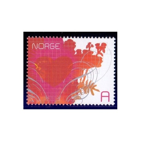 Norge. 2006. Valentins Dag AFA nr. 1550 ** stemplet postfrisk FDC